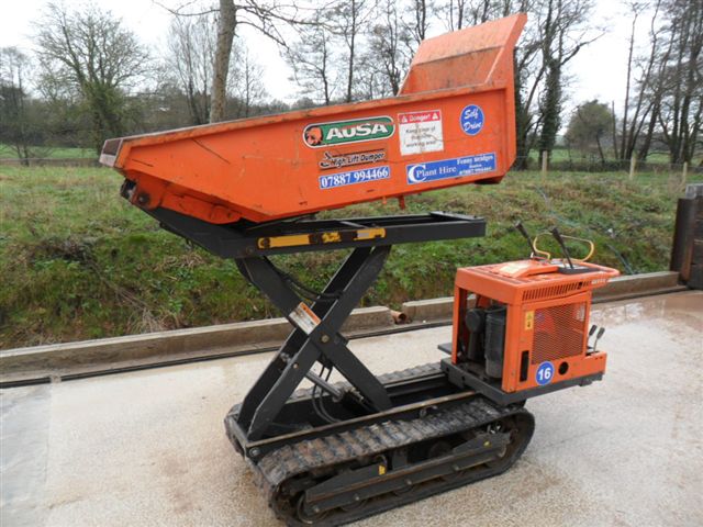 750kg High Tip Tracked Power Barrow C Plant Services